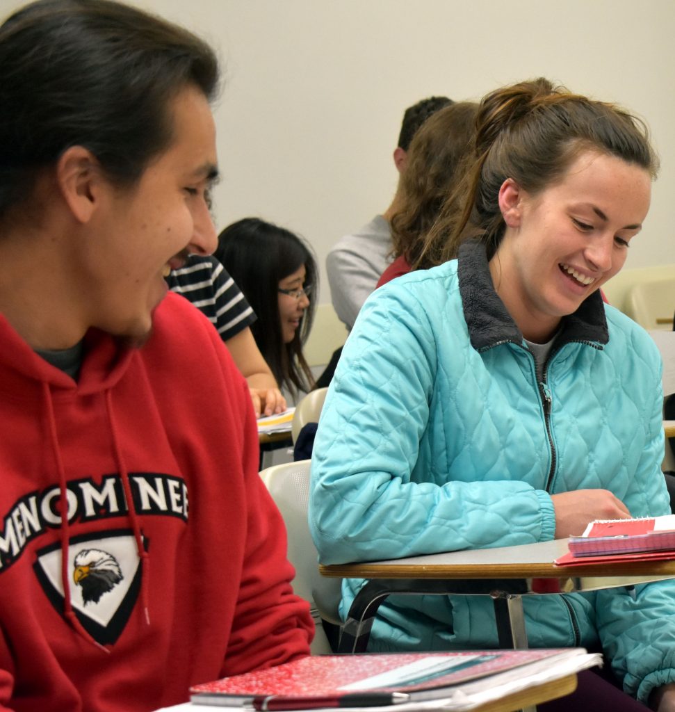 Students in the Field Methods class