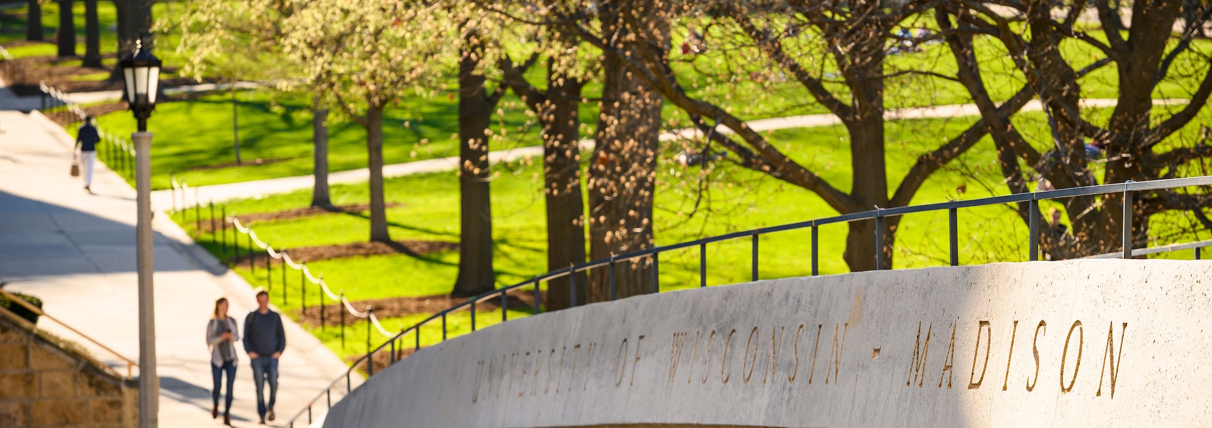 UW-Madison campus in Spring