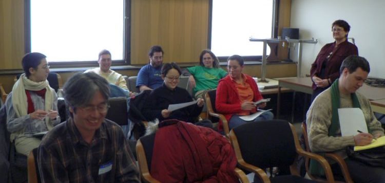 Audience members at WIGL 5 (2007)