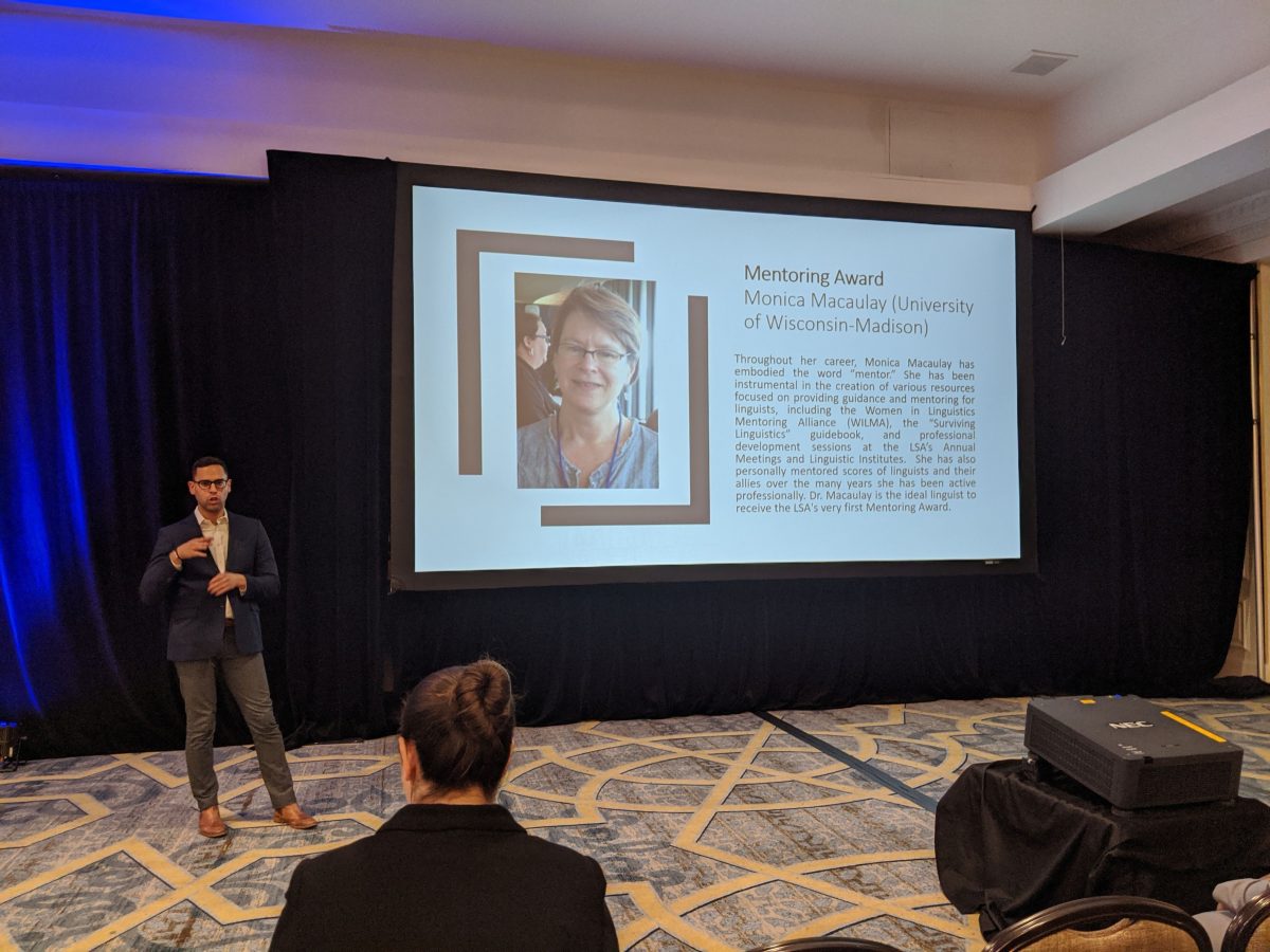 Professor Macaulay receives LSA Mentor Award