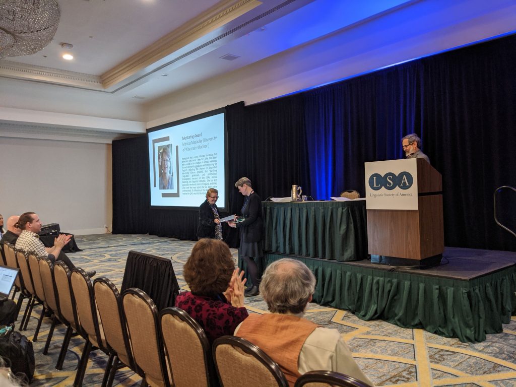 Professor Macaulay receives LSA Mentor award