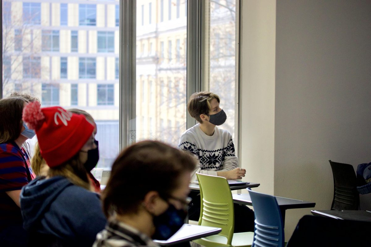 Students in capstone course
