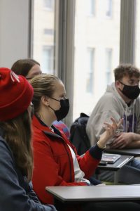 Students in capstone course