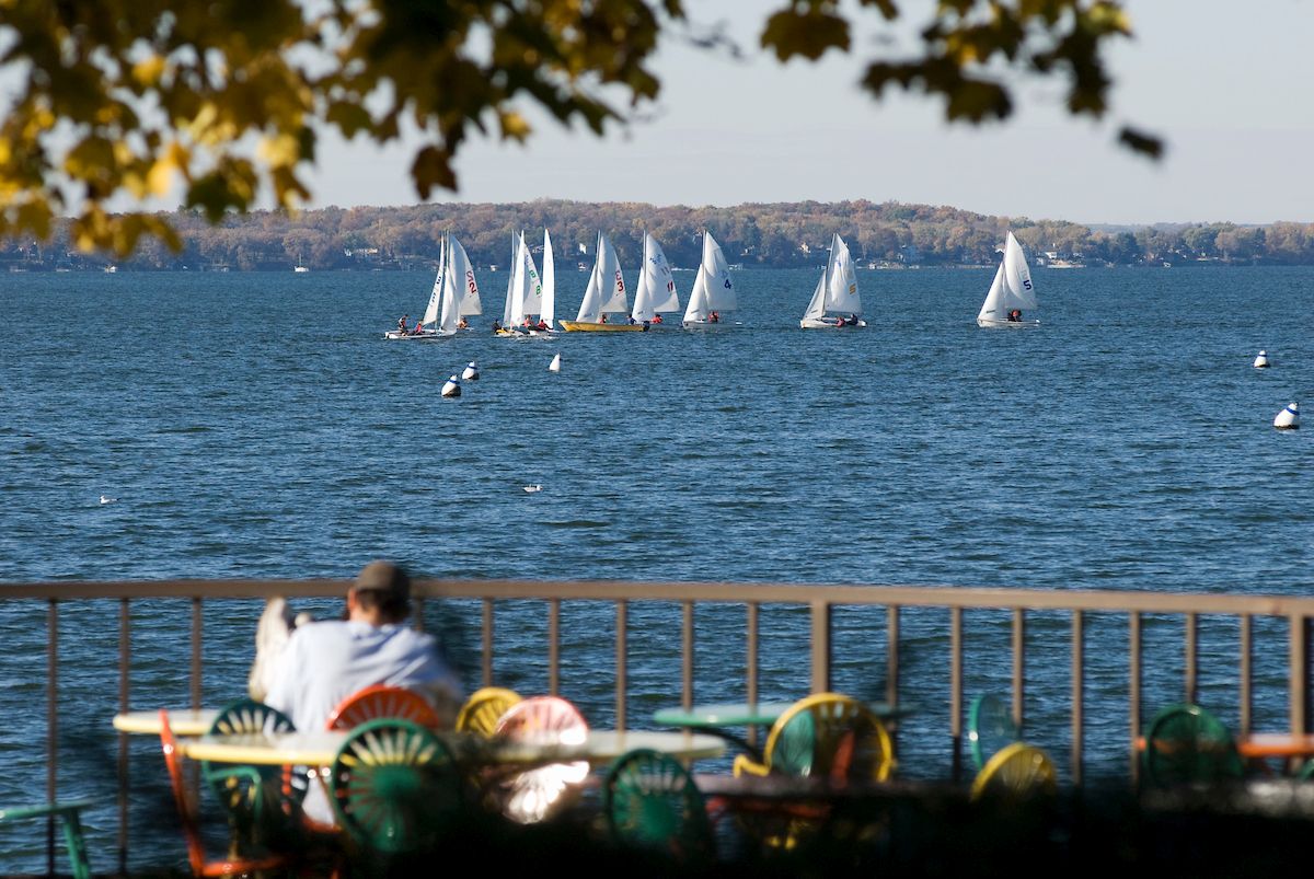 Sailboats on Lake Mendota