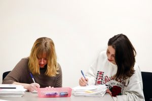Students in the SLA lab
