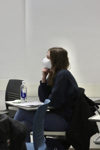 Undergraduate linguistics majors in class