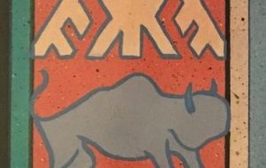 Detail of indigenous artwork