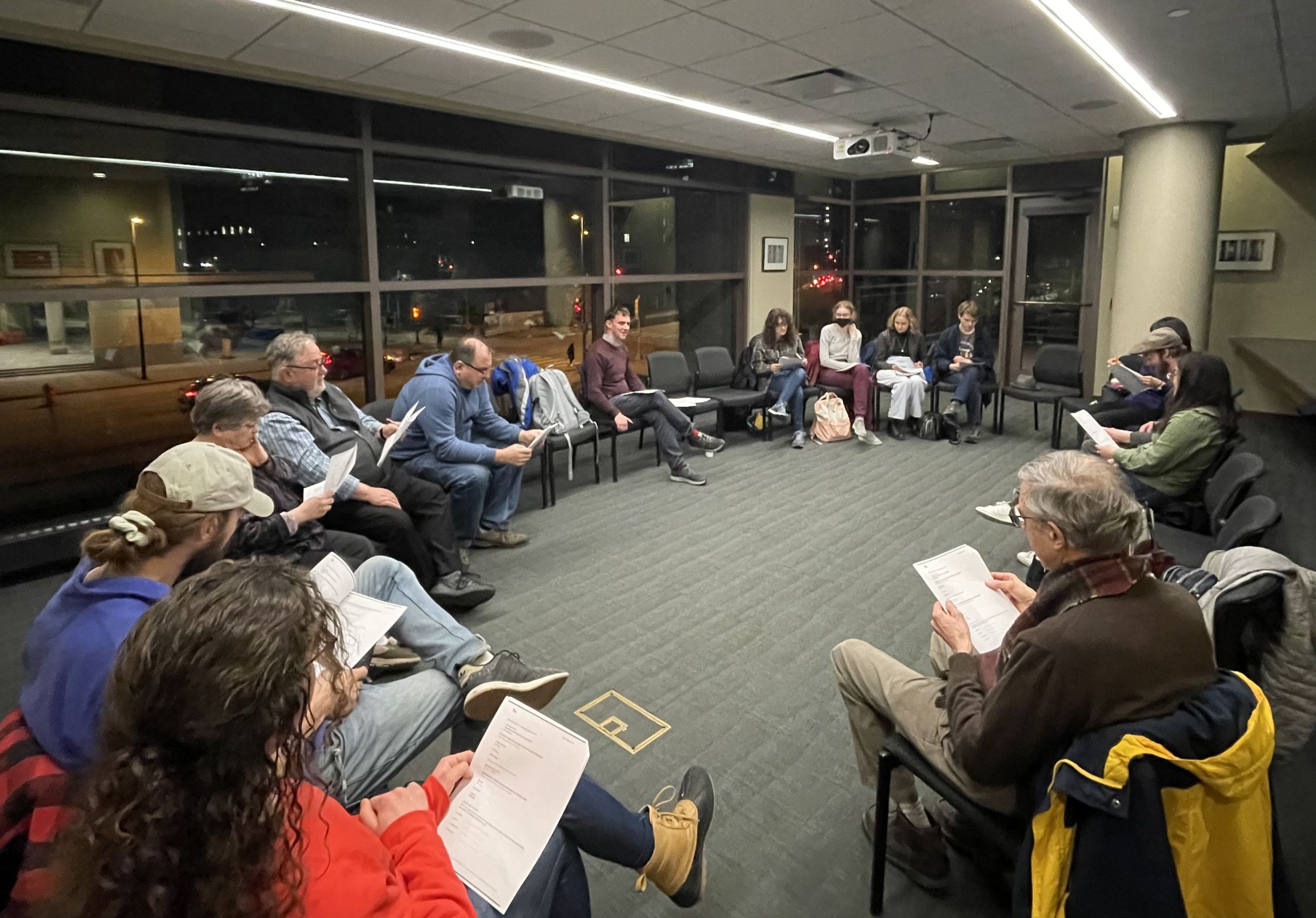 Beginning Irish language workshop at UW-Madison led by Rónán Ó Dochartaigh of Oideas Gael