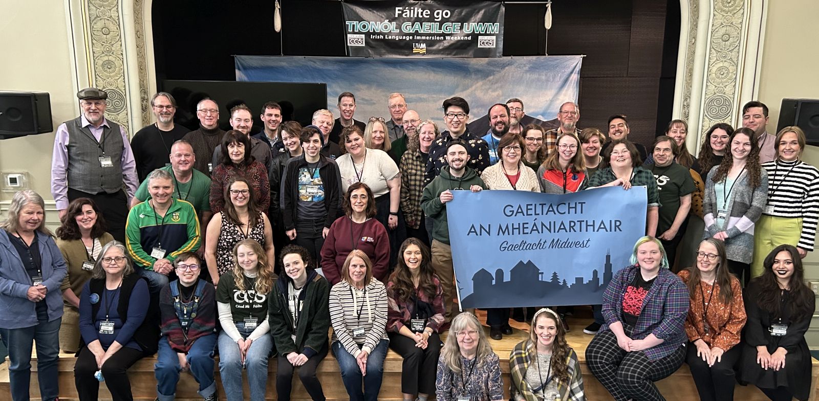 Attendees at the 2023 UW-Milwaukee Tionól Gaeilge