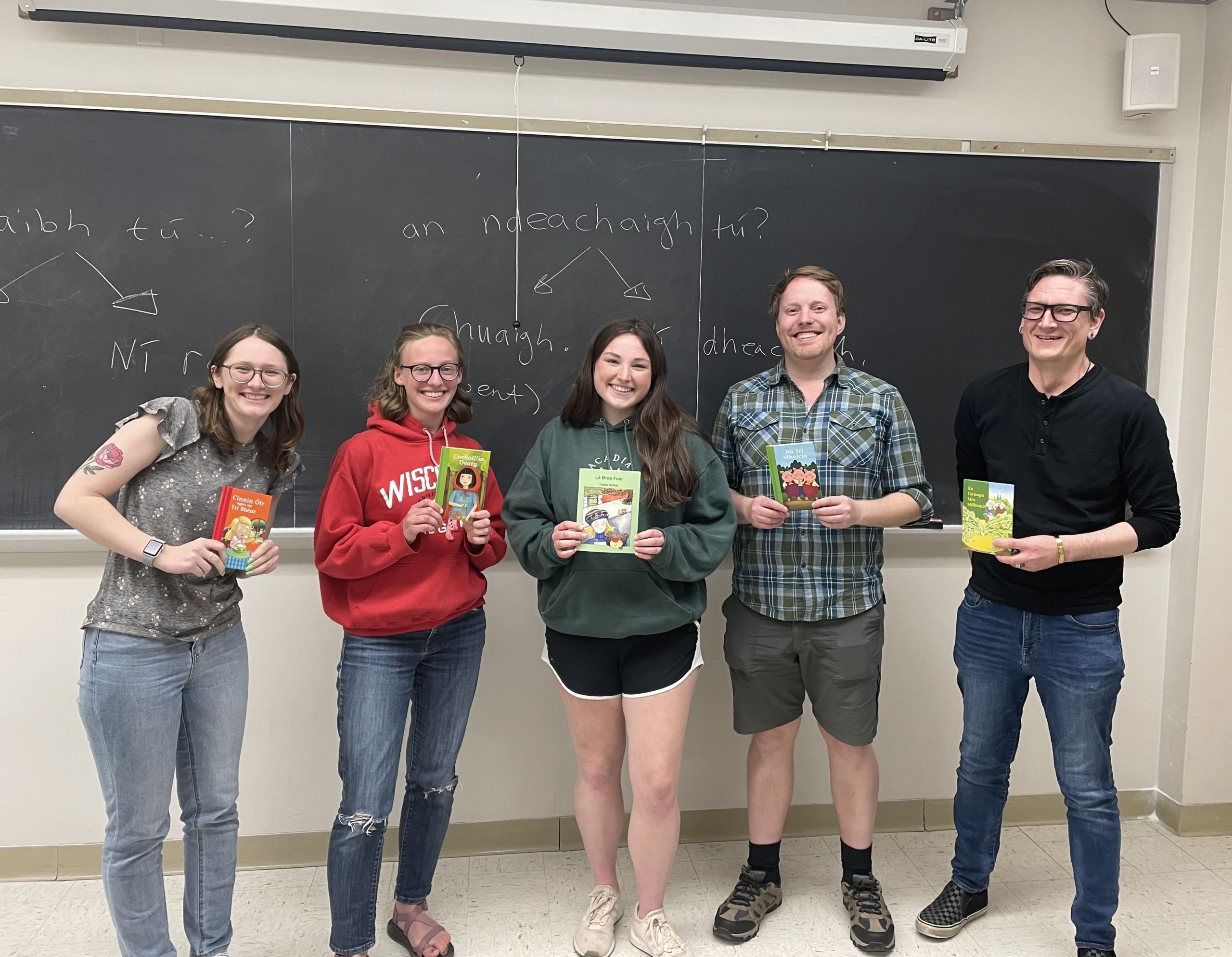 Students in Beginning Irish class