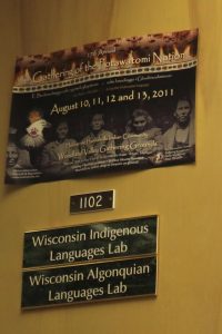 Wisconsin Indigenous Language Lab & Wisconsin Algonquian Languages Lab