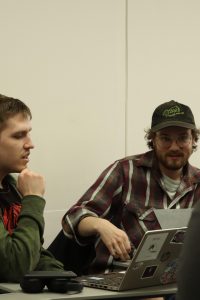 Linguistics undergraduates in class