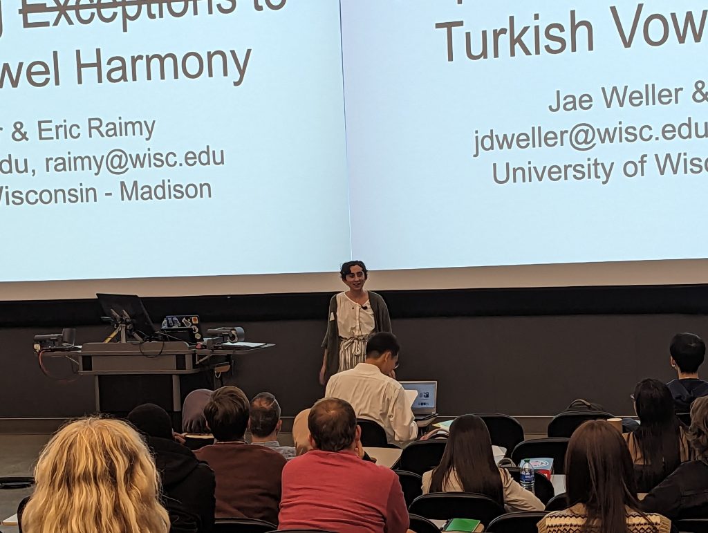 Linguistics PhD student Jae Weller
