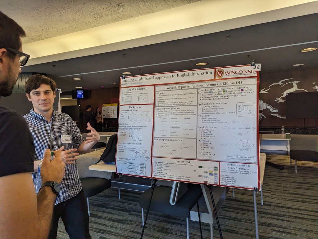 English PhD student Joseph Moran