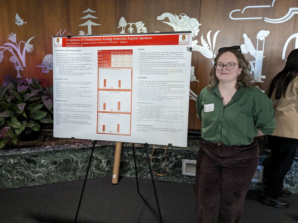 Linguistics PhD student Sarah Holmstrom