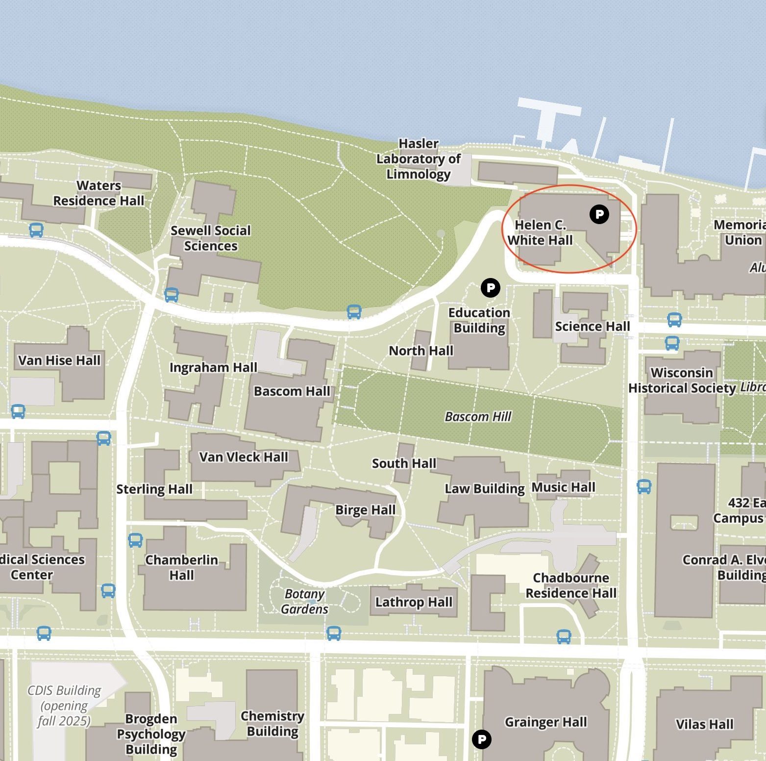 map of campus