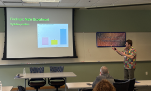 B Dowling presenting at the Institute