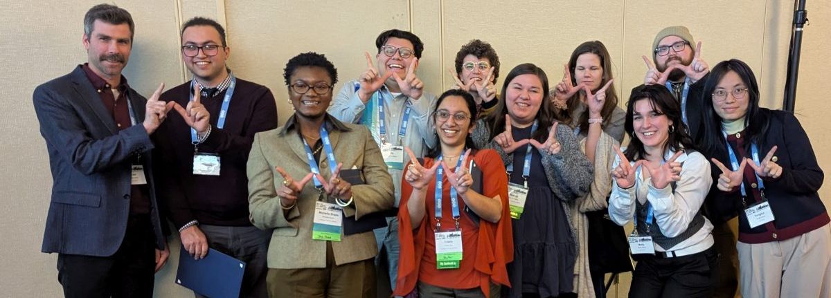 Lang Sci students at the Linguistics Society of America conference